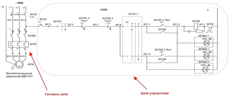 Схема электрическая